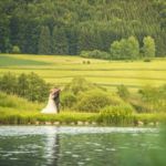 hochzeit rottweil brautpaarfoto wasser fotoshooting