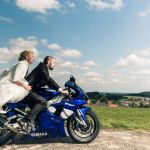 hochzeit weigheim trossingen brautpaar fotoshooting hochzeitsfotograf motorrad