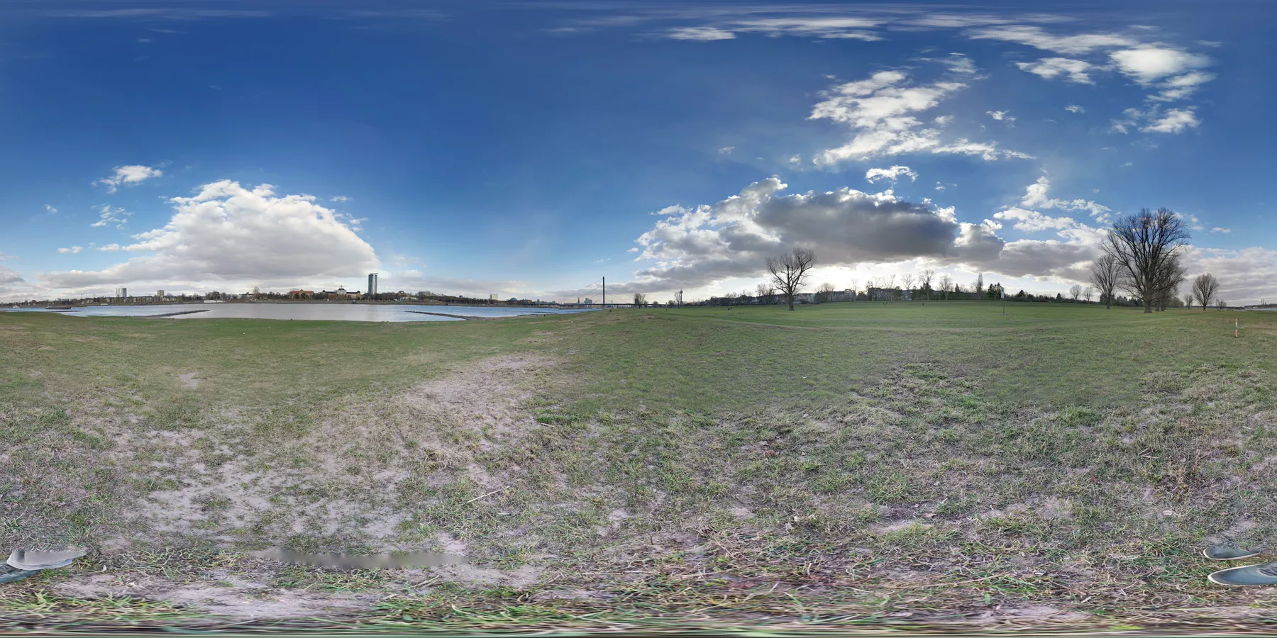 360°C Foto für Google Streetview von Düsseldorf-Oberkassel in NRW