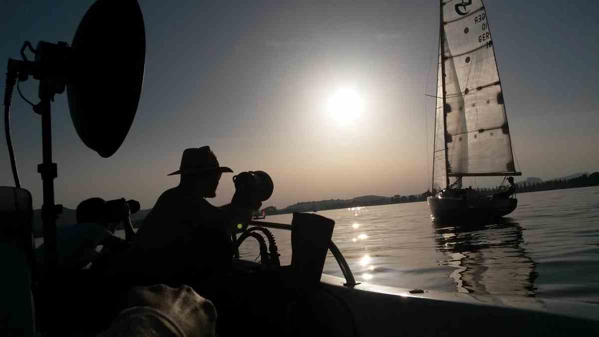Fotoshooting mit Rainer Rössler RR Fotografie. Fotos von einem Segelboot auf dem Bodensee bei Radolfzell