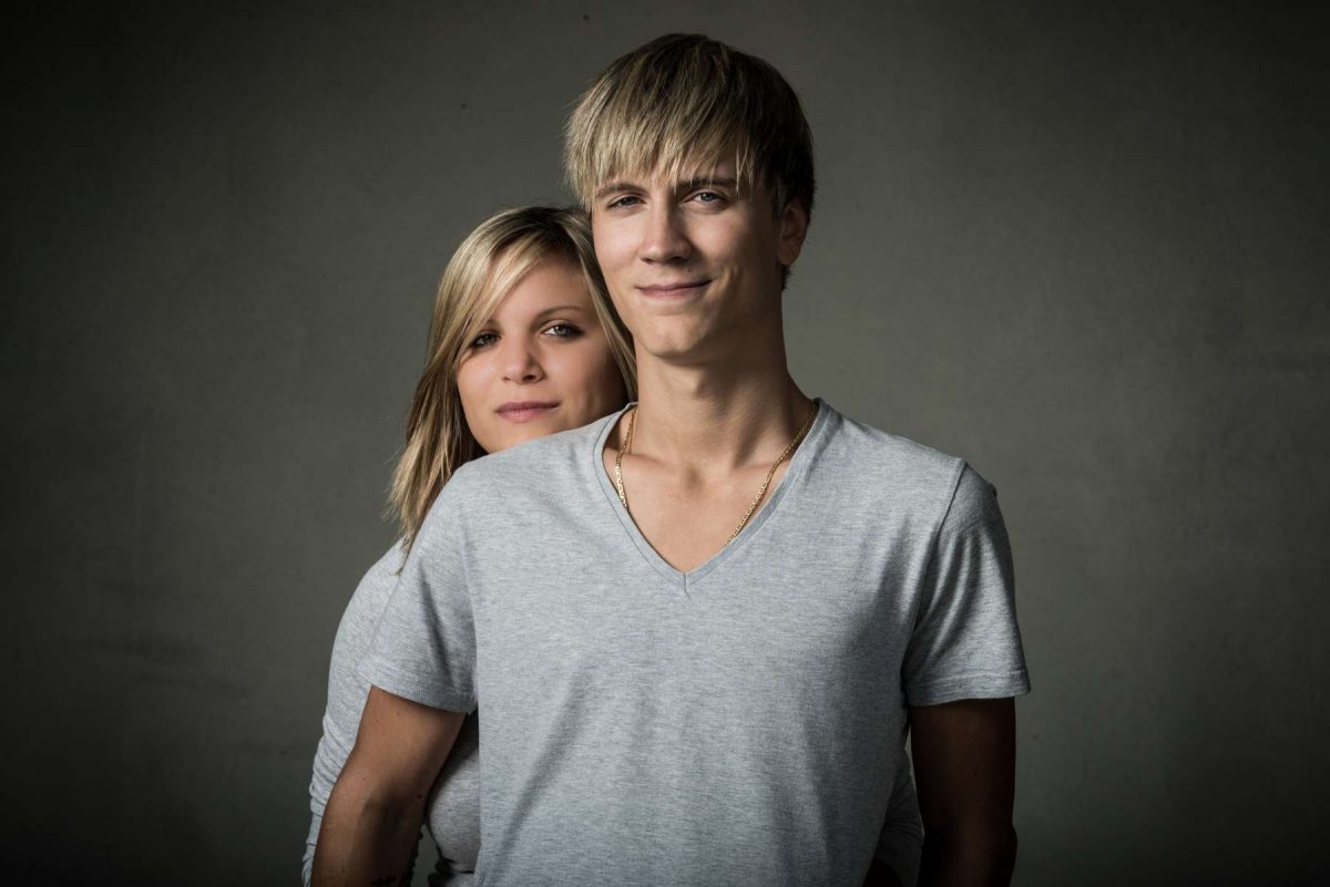 fotoshooting fotograf pärchen paar verliebte cool düster mann frau